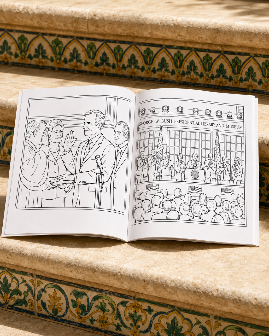 America's Story interior page spread