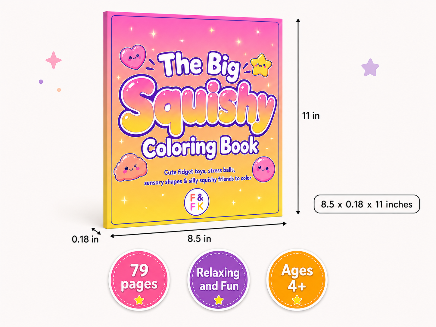 The Big Squishy Coloring Book preview six